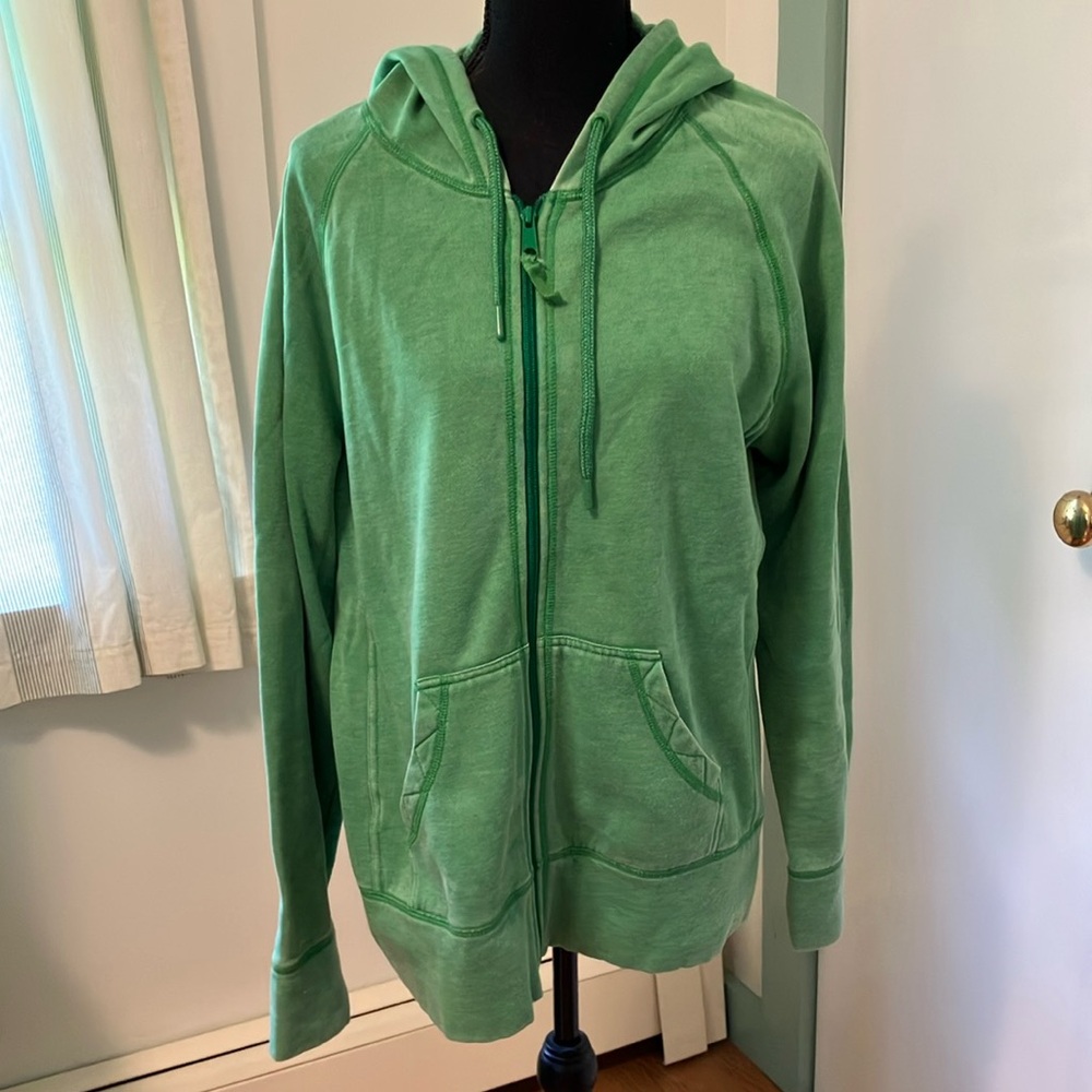 Eddie Bauer Zip Hoodie Green XL